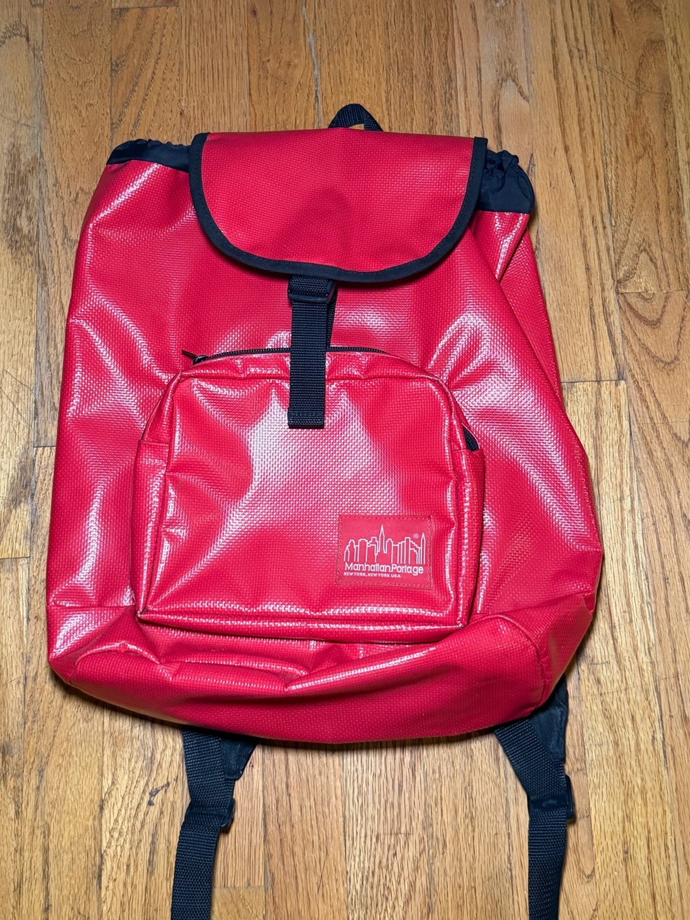 Manhattan Portage Red Backpack